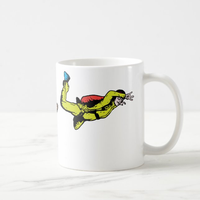 Caneca De Café Skydiving (Direita)