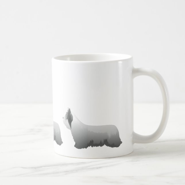 Caneca De Café Skye Terrier Basic Breed - Pronto para personaliza (Direita)