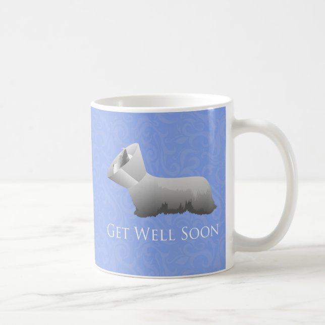 Caneca De Café Skye Terrier fique bem em breve Design (Direita)