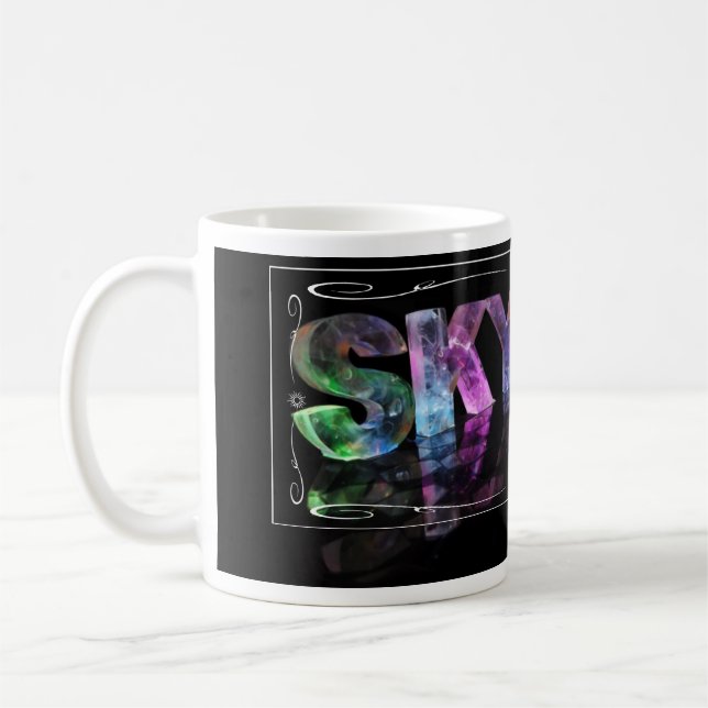 Caneca De Café Skylar - o Skylar conhecido em 3D ilumina-se (Esquerda)