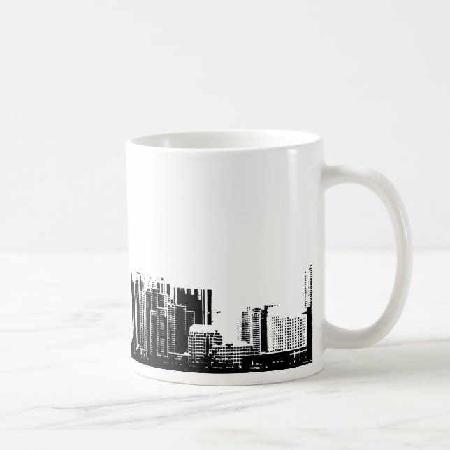 Caneca De Café Skyline 11 (Direita)