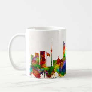 Caneca De Café Skyline Baku Azerbaijão