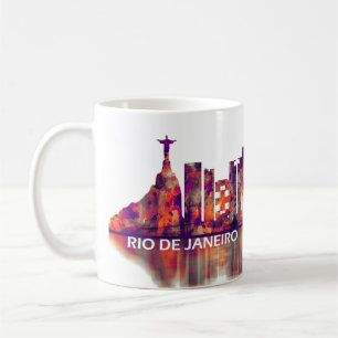 Caneca De Café Skyline Brasil do Rio de Janeiro