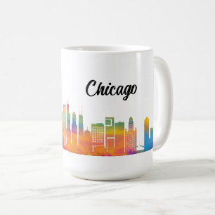 Caneca De Café Skyline Chicago
