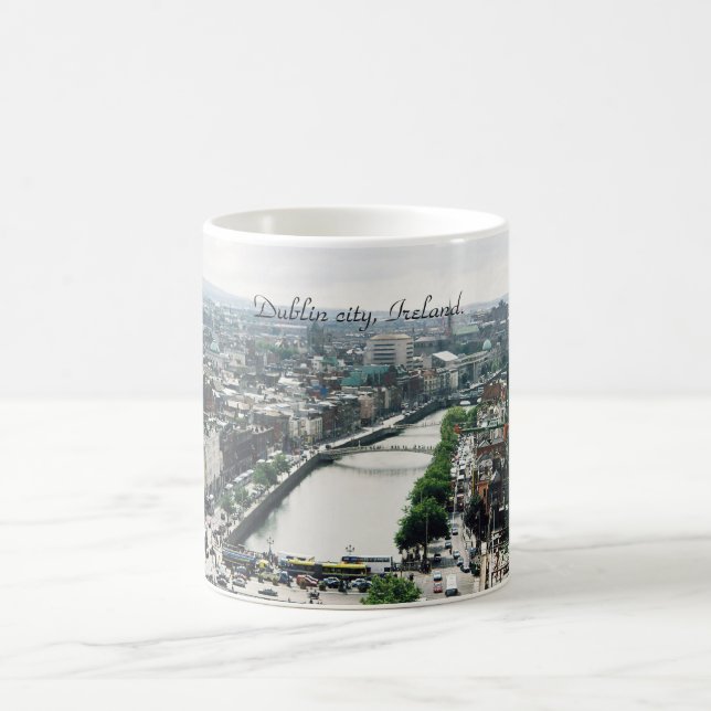 Caneca De Café Skyline, cidade de Dublin (Centro)