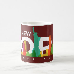 Caneca De Café Skyline Coffee Mug Nova York