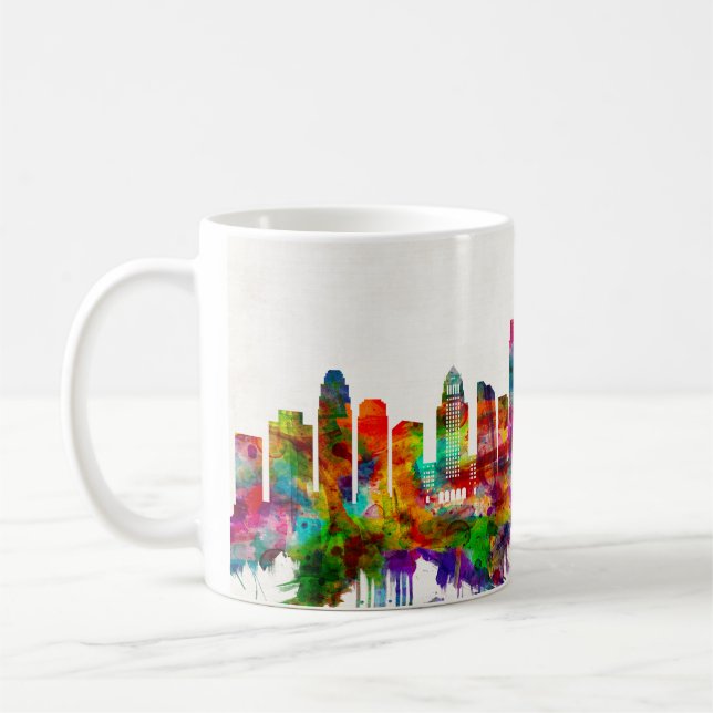 Caneca De Café Skyline da Califórnia em Los Angeles (Esquerda)