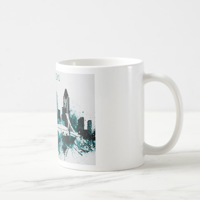 Caneca De Café Skyline da cidade de Montreal (Direita)