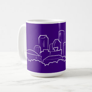 Caneca De Café Skyline da cidade de Nova Orleães