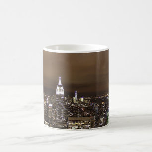 Caneca De Café Skyline da noite de New York