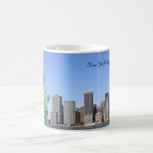 Caneca De Café Skyline da Nova Iorque e a estátua da liberdade