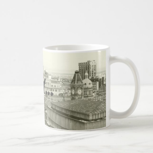 Caneca De Café Skyline de Birmingham e brummie tara dizer do (Direita)