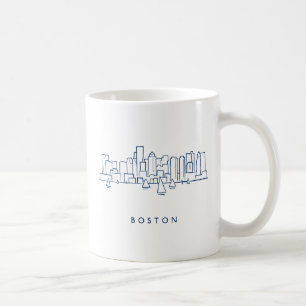 Caneca De Café Skyline de Boston