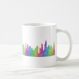 Caneca De Café Skyline de Chicago