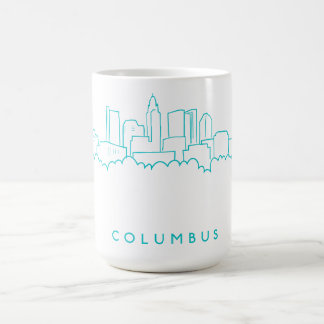 Caneca De Café Skyline de Columbo, Ohio