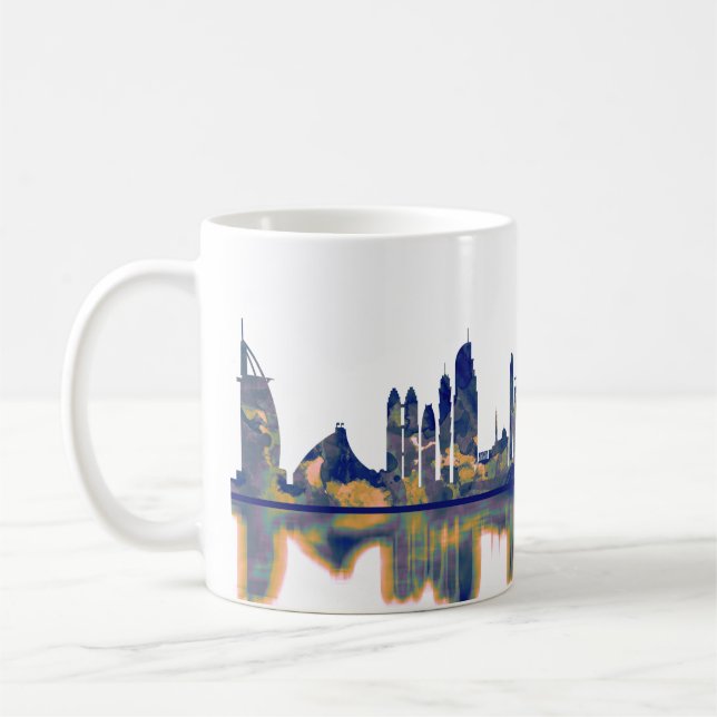 Caneca De Café Skyline de Dubai (Esquerda)