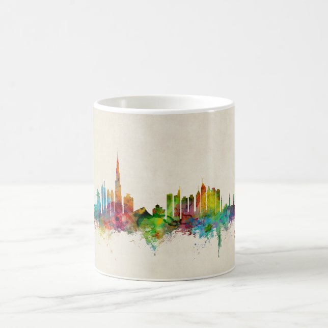 Caneca De Café Skyline de Dubai (Centro)