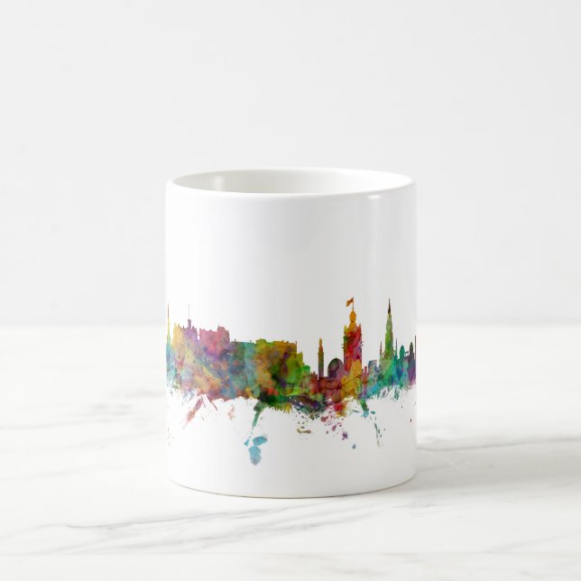 Caneca De Café Skyline de Edimburgo Scotland (Centro)
