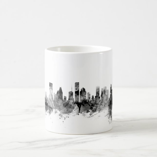 Caneca De Café Skyline de Houston Texas (Centro)