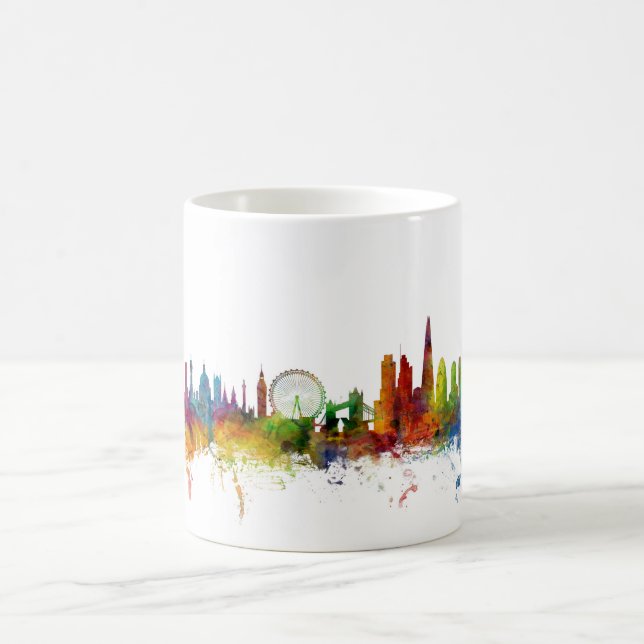 Caneca De Café Skyline de Londres Inglaterra (Centro)