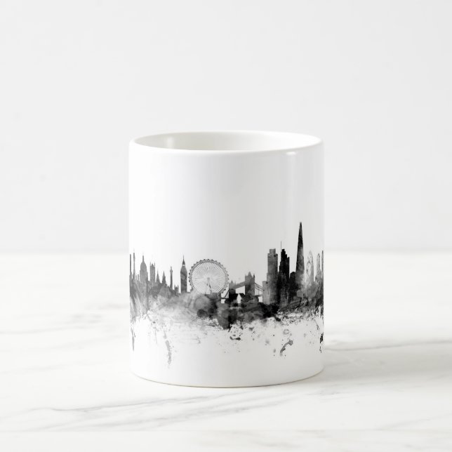Caneca De Café Skyline de Londres Inglaterra (Centro)
