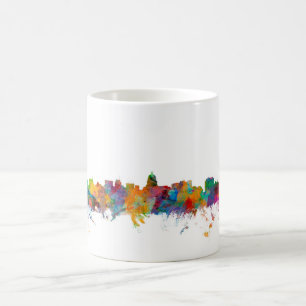 Caneca De Café Skyline de Madison Wisconsin