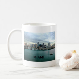 Caneca De Café Skyline de Miami Florida