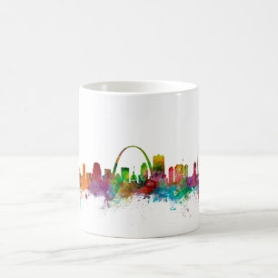 Caneca De Café Skyline de St Louis Missouri