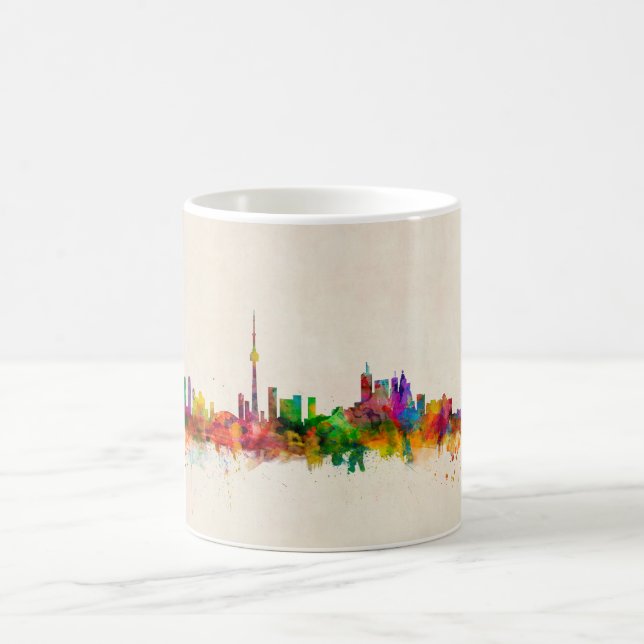 Caneca De Café Skyline de Toronto Canadá (Centro)