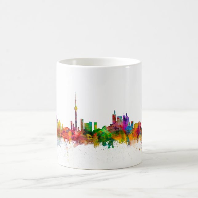 Caneca De Café Skyline de Toronto Canadá (Centro)