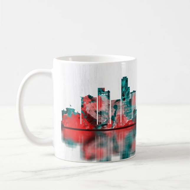 Caneca De Café Skyline do Arkansas (Esquerda)
