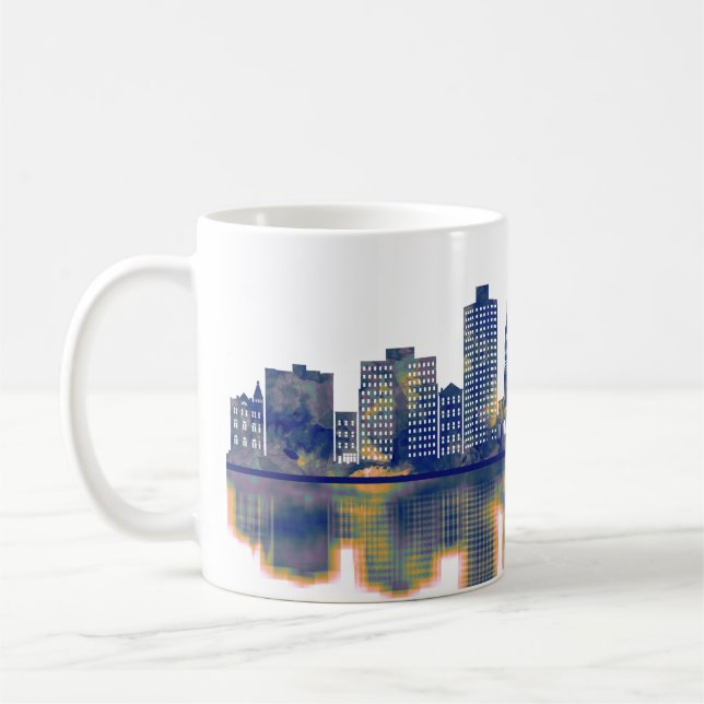 Caneca De Café Skyline Hoboken (Esquerda)
