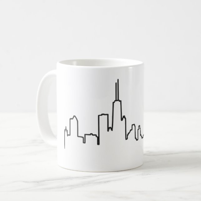Caneca De Café Skyline Mug (Frente Esquerda)