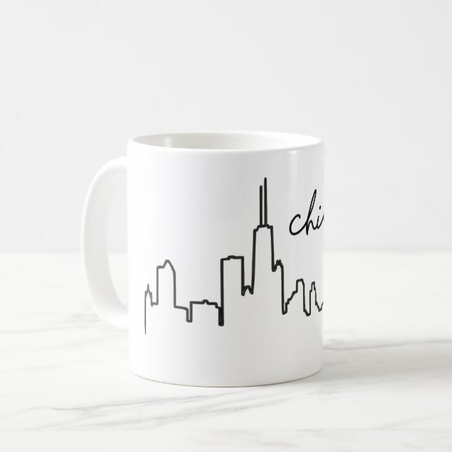 Caneca De Café Skyline Mug (Frente Esquerda)