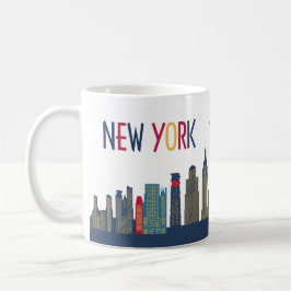 Caneca De Café Skyline Nova York