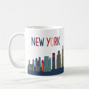 Caneca De Café Skyline Nova York