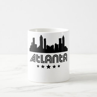 Caneca De Café Skyline retro de Atlanta