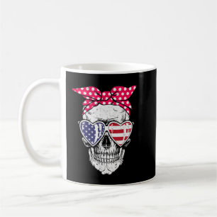 Caneca De Café Skype American Flag Óculos Solares Dia 4 t
