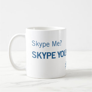Caneca De Café Skype mim Skype que você agride