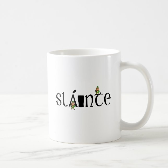 Caneca De Café Slainte gaélico (Direita)