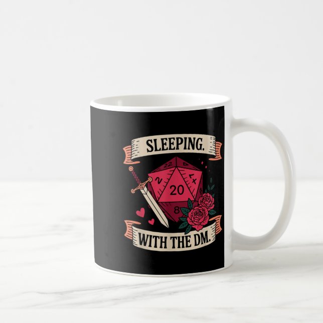 Caneca De Café Sleeng. Com o Dm. Design engraçado  (Direita)