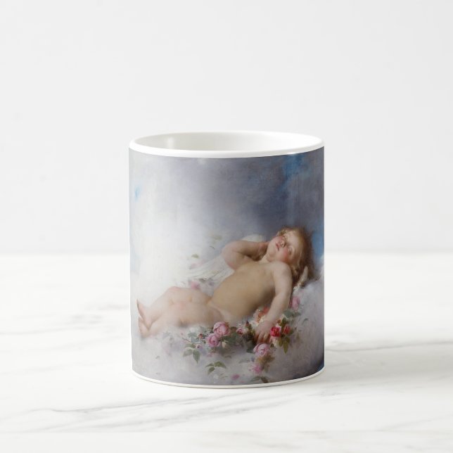 Caneca De Café Sleeping Cherub (Putto) (por Léon Bazille Perrault (Centro)