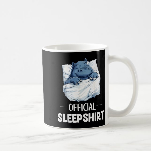 Caneca De Café Sleepshirt Cute Sleeng Hip Animal Lovers Pajama  (Direita)