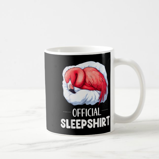 Caneca De Café Sleepshirt Sleeng Flamingo Animal Lovers Pajama  (Direita)