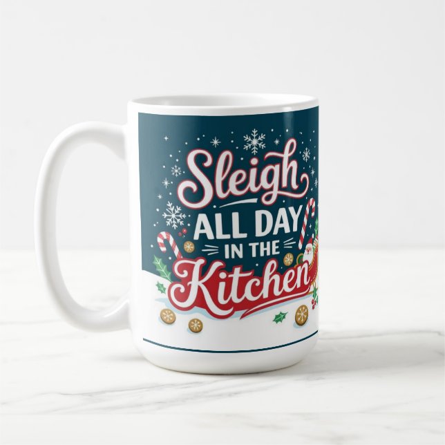 Caneca De Café Sleigh all day in the kitchen  (Esquerda)
