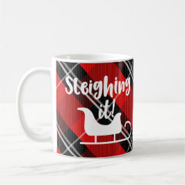 Caneca De Café Sleighted It Christmas