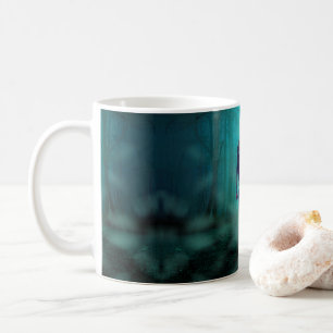 Caneca De Café SlipperyJoe figura de zumbi aterrorizante isolada