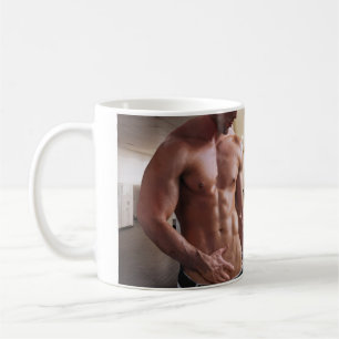 Caneca De Café SlipperyJoe muscular sem camisa homem 6 maço ajust