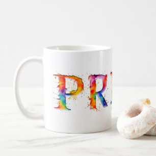 Caneca De Café SlipperyJoe's texto colorido e criativo com tema d