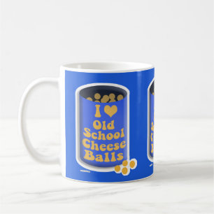 Caneca De Café Slogan da Old School Can Cheese Balls